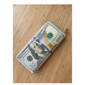 $100 DOLLAR BILL Wallet/Clutch